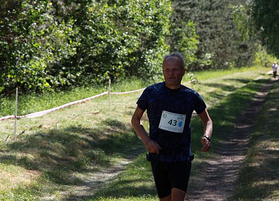 Grafika 195: "Rodzinny Bieg Leśnika" na 8 kilometrów przy Szkole Podstawowej w Leśnicach