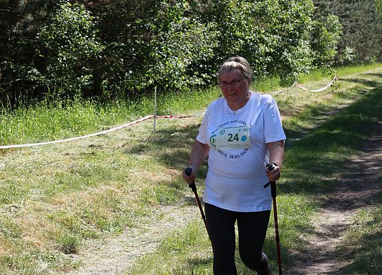 Grafika 205: "Rodzinny Bieg Leśnika" na 8 kilometrów przy Szkole Podstawowej w Leśnicach