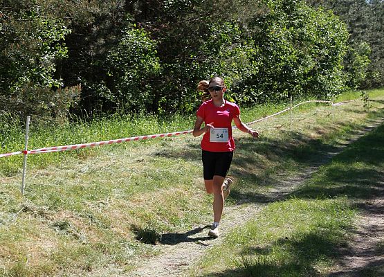 Grafika 212: "Rodzinny Bieg Leśnika" na 8 kilometrów przy Szkole Podstawowej w Leśnicach