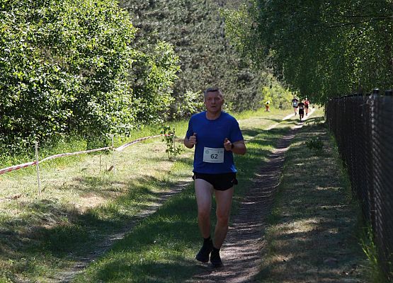 Grafika 235: "Rodzinny Bieg Leśnika" na 8 kilometrów przy Szkole Podstawowej w Leśnicach