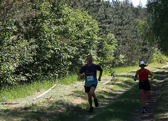 Grafika 247: "Rodzinny Bieg Leśnika" na 8 kilometrów przy Szkole Podstawowej w Leśnicach
