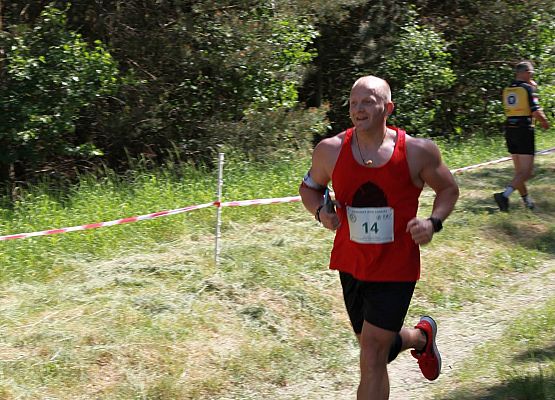 Grafika 259: "Rodzinny Bieg Leśnika" na 8 kilometrów przy Szkole Podstawowej w Leśnicach