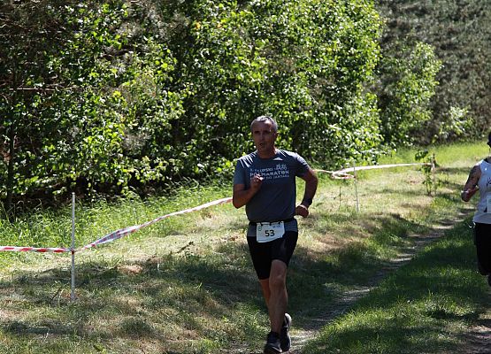 Grafika 263: "Rodzinny Bieg Leśnika" na 8 kilometrów przy Szkole Podstawowej w Leśnicach