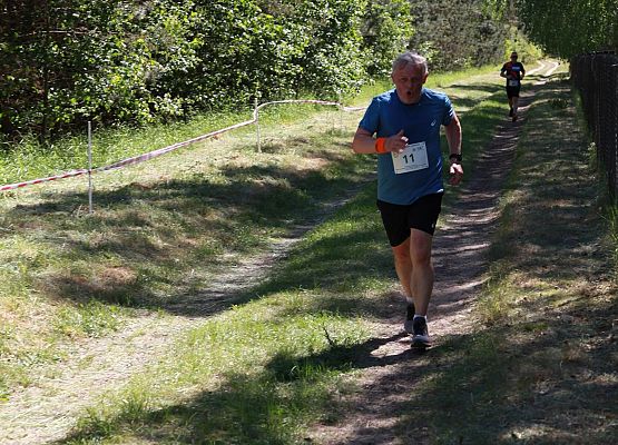 Grafika 317: "Rodzinny Bieg Leśnika" na 8 kilometrów przy Szkole Podstawowej w Leśnicach