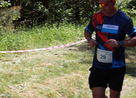 Grafika 333: "Rodzinny Bieg Leśnika" na 8 kilometrów przy Szkole Podstawowej w Leśnicach