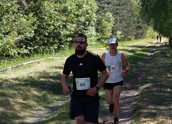 Grafika 340: "Rodzinny Bieg Leśnika" na 8 kilometrów przy Szkole Podstawowej w Leśnicach