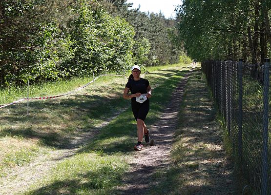 Grafika 358: "Rodzinny Bieg Leśnika" na 8 kilometrów przy Szkole Podstawowej w Leśnicach