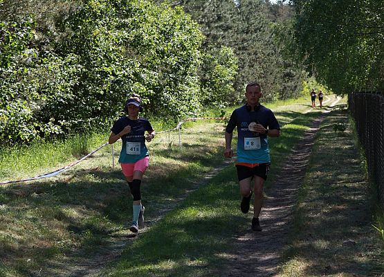 Grafika 367: "Rodzinny Bieg Leśnika" na 8 kilometrów przy Szkole Podstawowej w Leśnicach