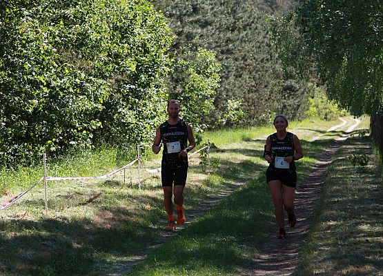 Grafika 373: "Rodzinny Bieg Leśnika" na 8 kilometrów przy Szkole Podstawowej w Leśnicach