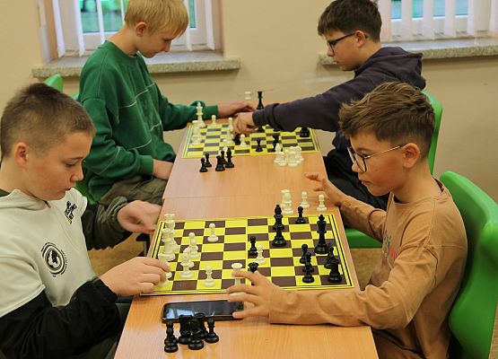Grafika 4: Turniej szachowy o mistrzostwo Szkoły Podstawowej w Leśnicach w roku szkolnym 2024/2025