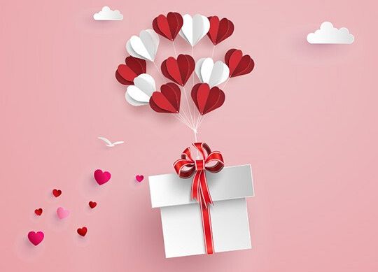 Kawiarenka walentynkowa grafika