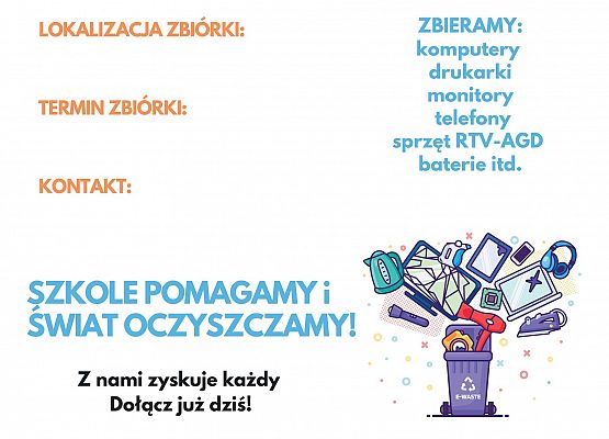 Grafika 2: „WSZYSTKIE DZIECI ZBIERAJĄ ELEKTROŚMIECI”