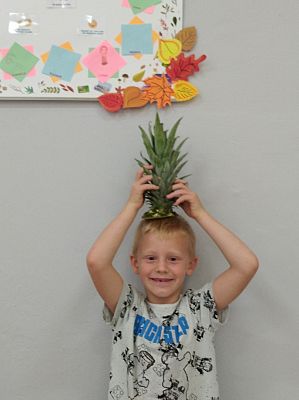 Grafika #8: Ananasy z naszej klasy - witaminki dla chłopczyka i dziewczynki