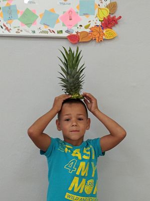 Grafika #14: Ananasy z naszej klasy - witaminki dla chłopczyka i dziewczynki