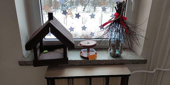 Grafika #8: ROZSTRZYGNIĘCIE SZKOLNEGO KONKURSU NA KARMNIK DLA PTAKÓW