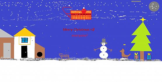 Grafika #19: SZKOLNY KONKURS CHRISTMAS CARD ROZSTRYGNIĘTY!