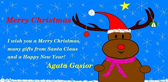 Grafika #2: SZKOLNY KONKURS CHRISTMAS CARD ROZSTRYGNIĘTY!