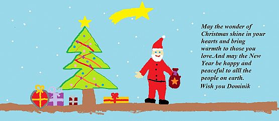 Grafika #17: SZKOLNY KONKURS CHRISTMAS CARD ROZSTRYGNIĘTY!