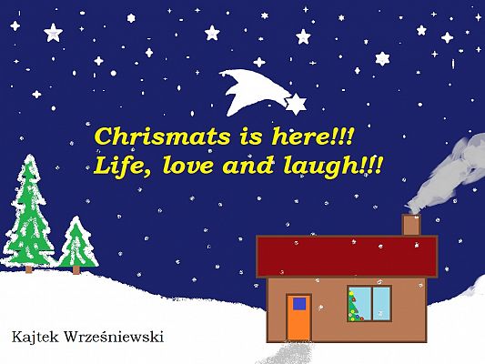 Grafika #18: SZKOLNY KONKURS CHRISTMAS CARD ROZSTRYGNIĘTY!