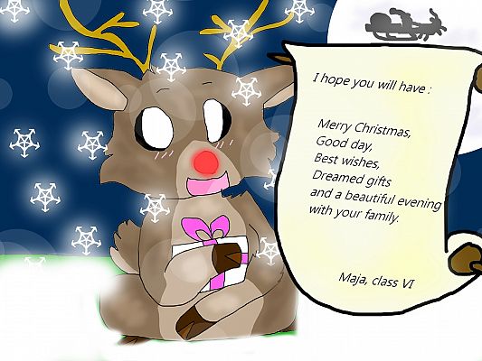 Grafika #5: SZKOLNY KONKURS CHRISTMAS CARD ROZSTRYGNIĘTY!