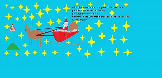 Grafika #13: SZKOLNY KONKURS CHRISTMAS CARD ROZSTRYGNIĘTY!