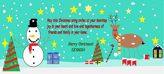 Grafika #1: SZKOLNY KONKURS CHRISTMAS CARD ROZSTRYGNIĘTY!