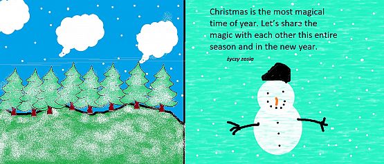 Grafika #21: SZKOLNY KONKURS CHRISTMAS CARD ROZSTRYGNIĘTY!