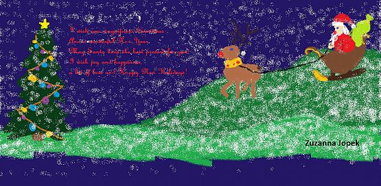 Grafika #12: SZKOLNY KONKURS CHRISTMAS CARD ROZSTRYGNIĘTY!