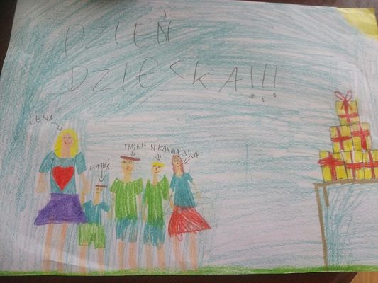 Grafika #3: Klasa druga świętuje Dzień Dziecka