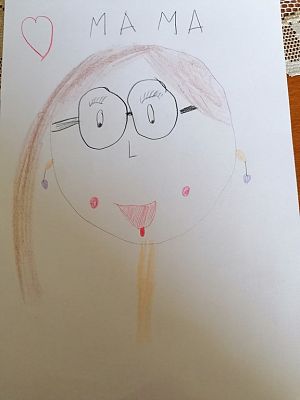 Grafika #1: Dzień Mamy w klasie 1