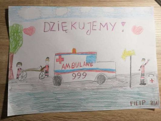 Grafika #2: "KARTKA DLA MEDYKA"