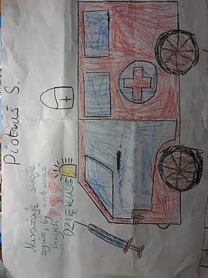 Grafika #11: "KARTKA DLA MEDYKA"