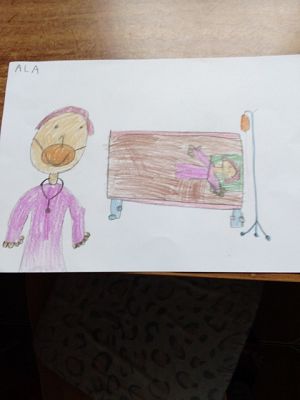 Grafika #5: "KARTKA DLA MEDYKA"