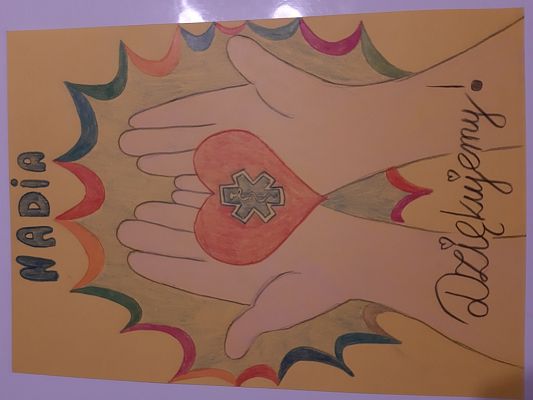 Grafika #8: "KARTKA DLA MEDYKA"