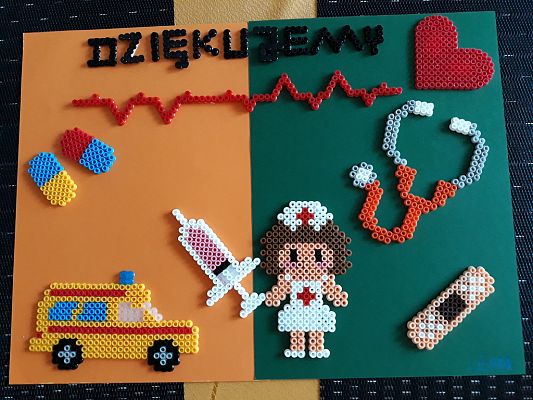 Grafika #12: "KARTKA DLA MEDYKA"