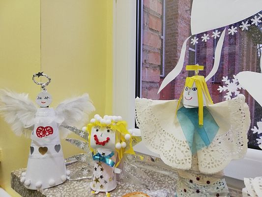 Grafika #4: Ogólnopolski konkurs: Anioły Bożego Narodzenia. Anioły Stróże- małe i duże"