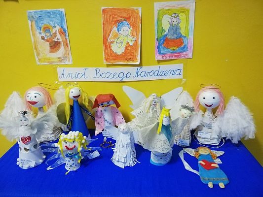 Grafika #5: Ogólnopolski konkurs: Anioły Bożego Narodzenia. Anioły Stróże- małe i duże"