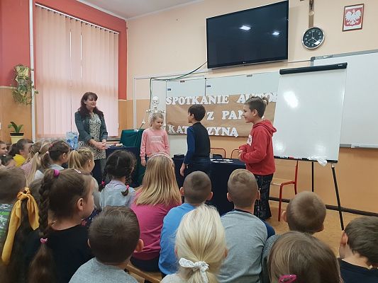 Grafika #8: Spotkanie autorskie z panią Katarzyną Keller