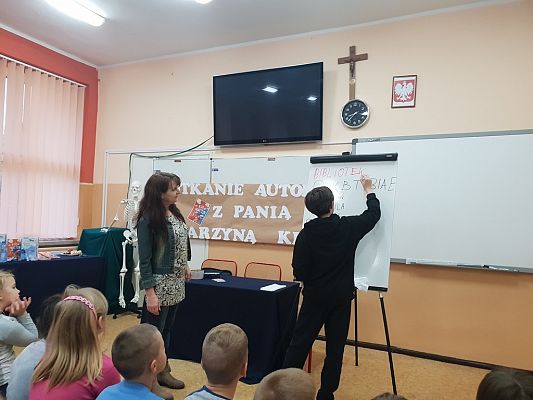 Grafika #6: Spotkanie autorskie z panią Katarzyną Keller