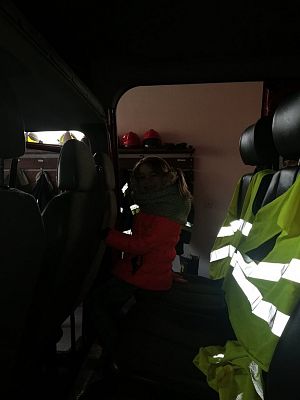 Grafika #2: WIZYTA W JEDNOSTCE OSP LEŚNICE.