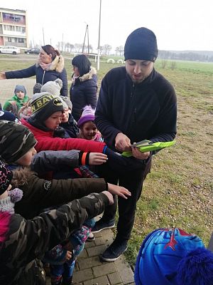 Grafika #6: WIZYTA W JEDNOSTCE OSP LEŚNICE.