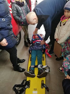 Grafika #16: WIZYTA W JEDNOSTCE OSP LEŚNICE.