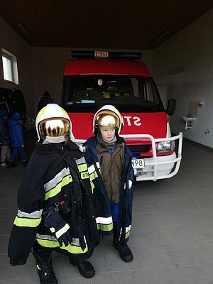 Grafika #17: WIZYTA W JEDNOSTCE OSP LEŚNICE.