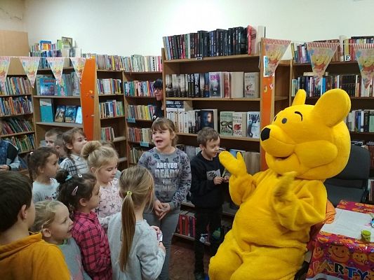 Grafika #3: WIZYTA W BIBLIOTECE PUBLICZNEJ W POGORZELICACH