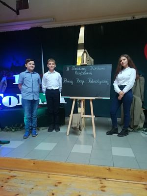 Grafika #0: Sukcesy w II Powiatowym Konkursie Recytatorskim Poezji Patriotycznej