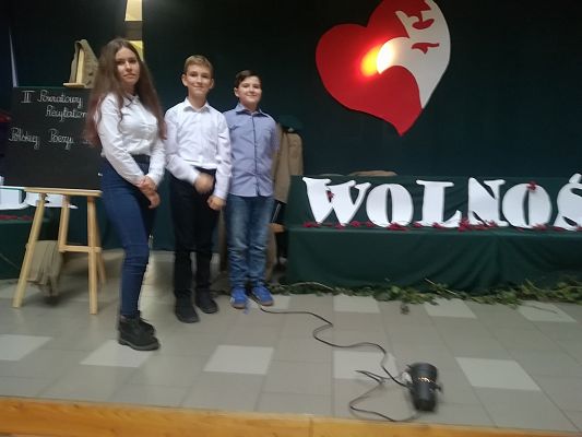 Grafika #1: Sukcesy w II Powiatowym Konkursie Recytatorskim Poezji Patriotycznej