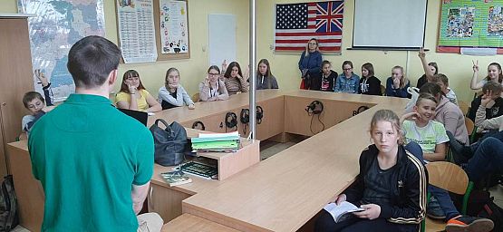 Grafika #2: Native Speaker w naszej szkole!!!