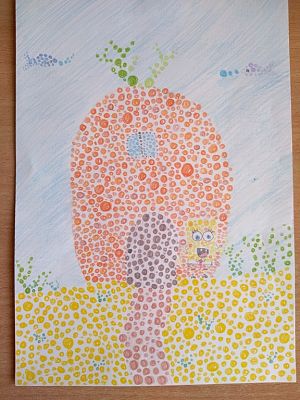 Grafika #9: Międzynarodowy Dzień Kropki na lekcjach plastyki