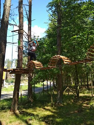 Grafika #7: Wycieczka klasy VII do parku linowego.