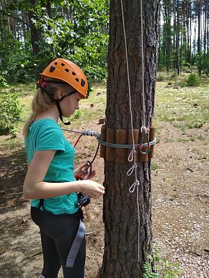 Grafika #4: Wycieczka klasy VII do parku linowego.